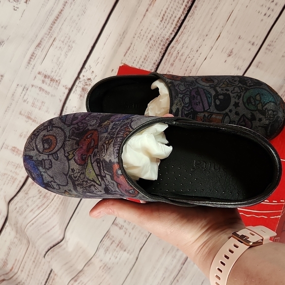 NWT Sanita women's gray pastora original professional collection suede clog - Picture 6 of 10